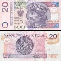 *20 Zlotych Poľsko 1994, P174a UNC - Kliknutím na obrázok zatvorte -